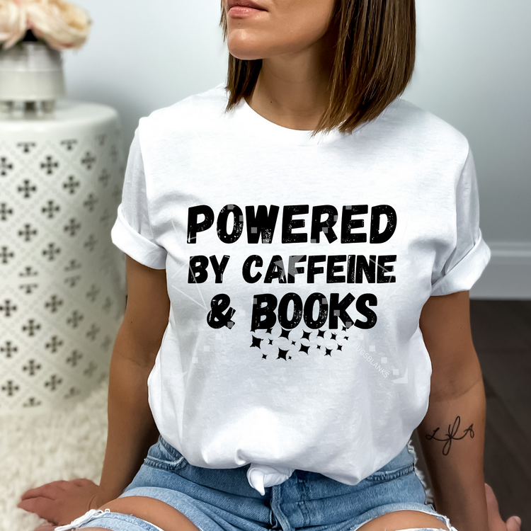 Caffeine and Books Full Color Transfer