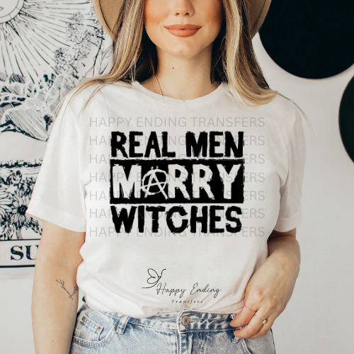 Real Men Marry Sublimation Transfer