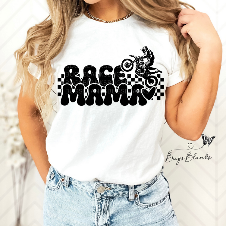Race Mama Full Color Transfer